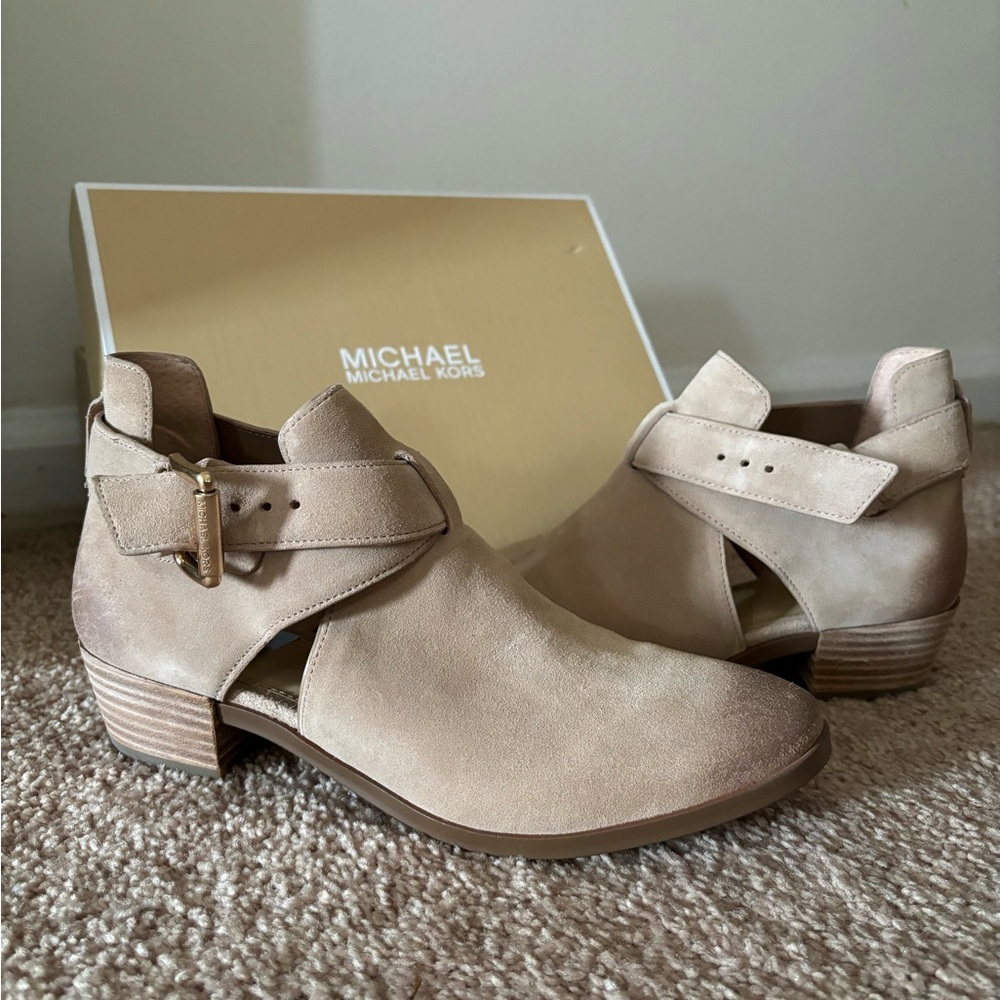 Michael Kors Mercer Suede Bootie